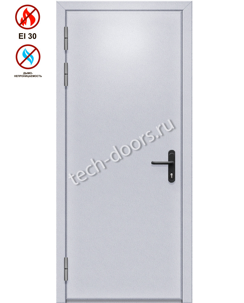 Дверь однопольная противопожарная дымогазонепроницаемая 1080x2050